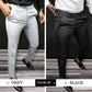 ⏳ Limited time 50% off! 💥Solid Color Slim Fit Formal Pants（The more you buy, the higher the discount）